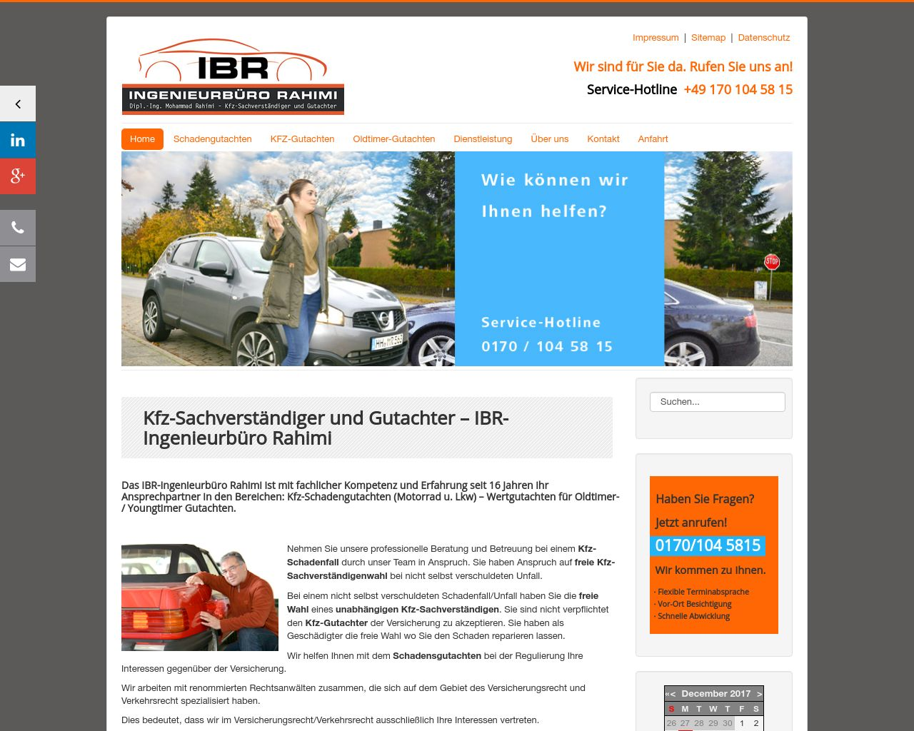 Bild Website ibr-ingenieurbuero.de in 1280x1024