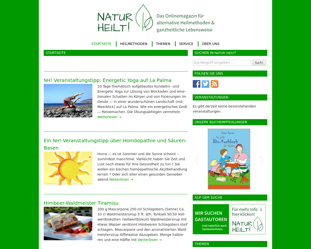 Bild Website natur-heilt.de in 1280x1024