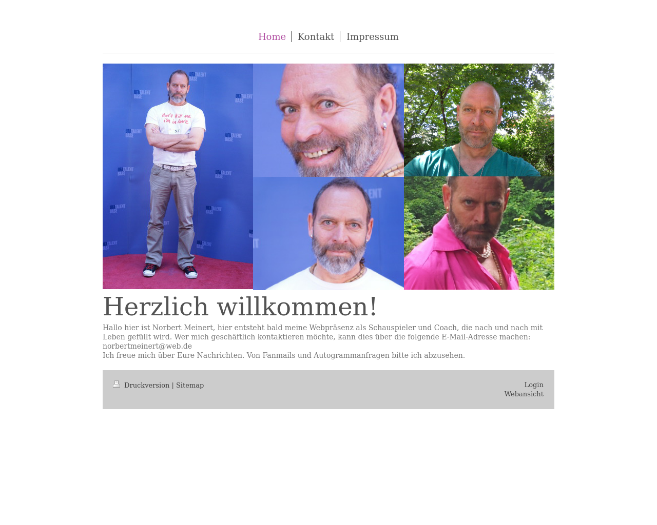 Bild Website norbertmeinert.de in 1280x1024