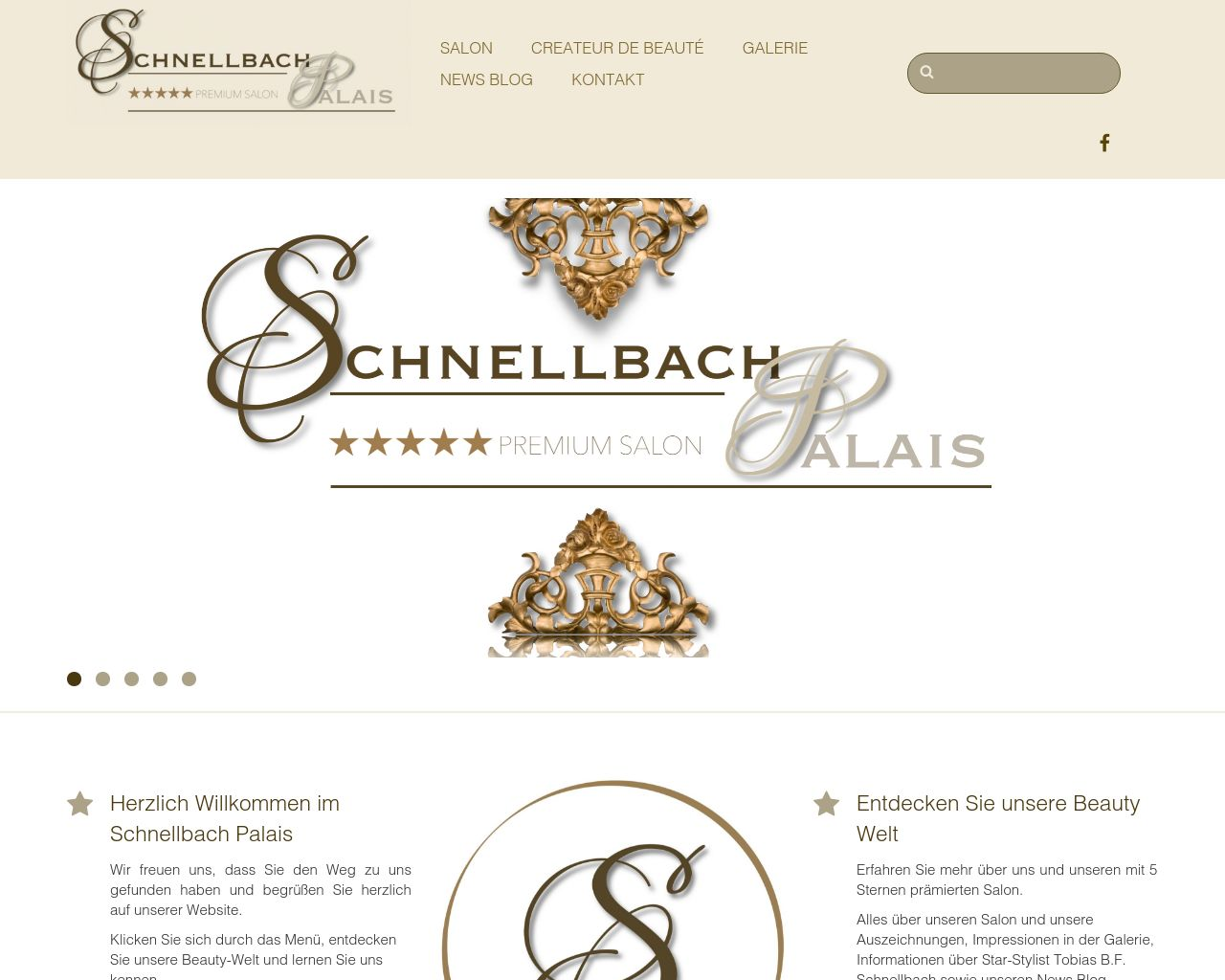 Bild Website schnellbach-palais.de in 1280x1024