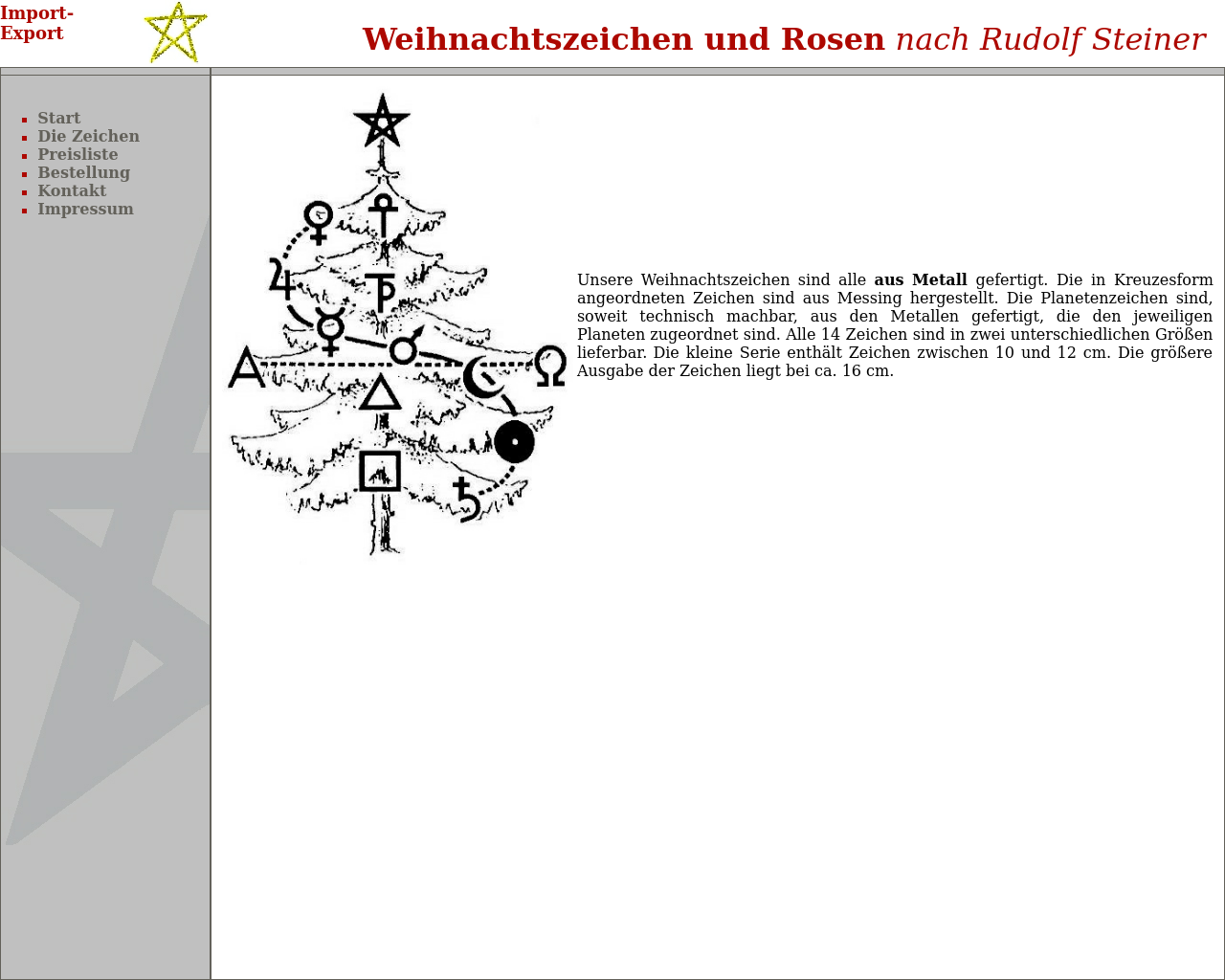 Bild Website weihnachtssymbole.de in 1280x1024